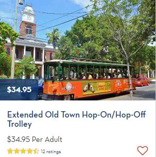 Old Town Trolley Key West - Booked Through Holland America