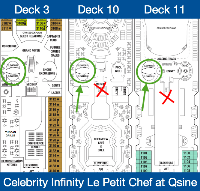Celebrity Infinity Qsine Deck Plan