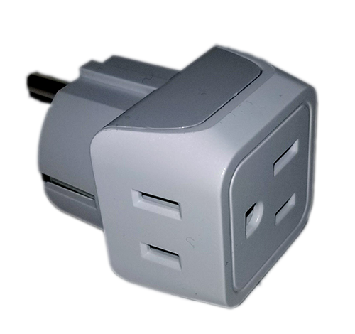 Add outlets to your cabin with an EU to US outlet adapter from CruiseHabit.com